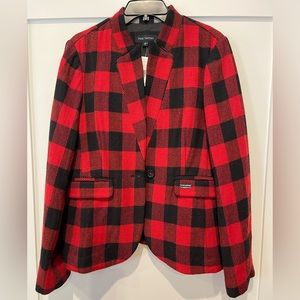 🔥🔥PINK TARTAN blazer size 12 NWT 🔥🔥